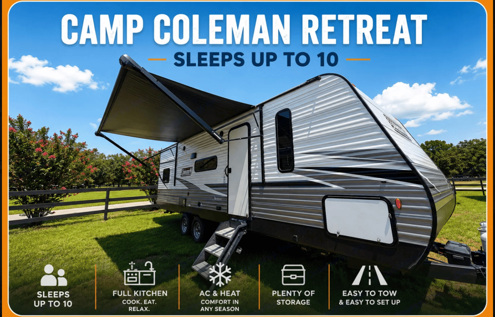 Camp Coleman Retreat - Sleeps Up to 10