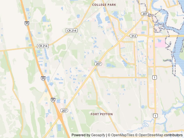 Map of Sun Outdoors St. Augustine location at St. Augustine, FL, United States