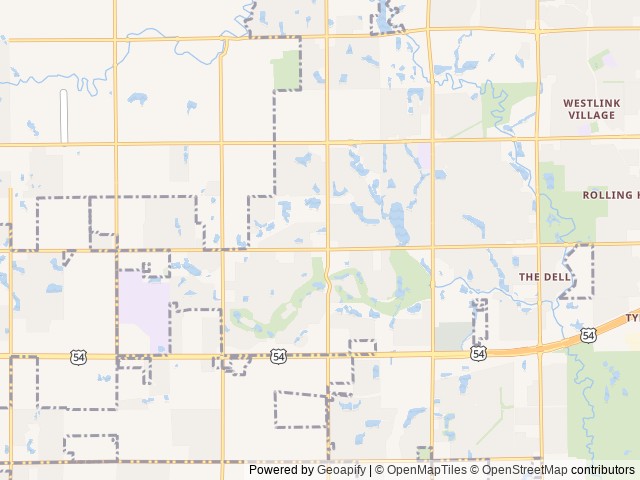 Map for Open Range where the fun is endless near Wichita, KS