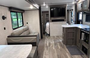 Private bunk room camper