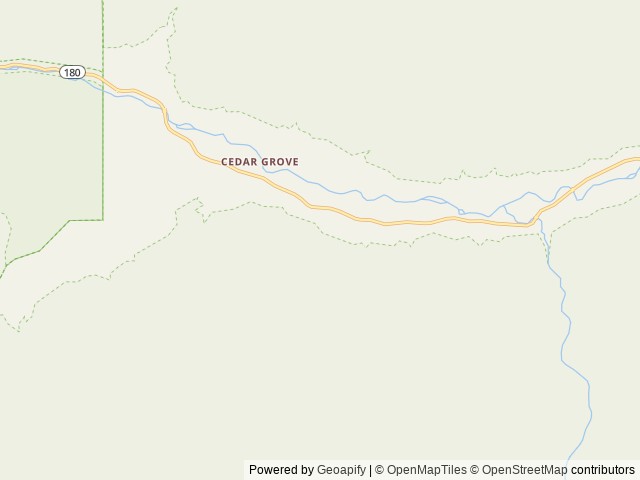 Map of Moraine Campground (CA) location at Three Rivers, CA, United States