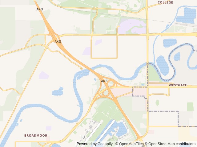 Map of River’s Edge RV Park location at Fairbanks, AK, United States