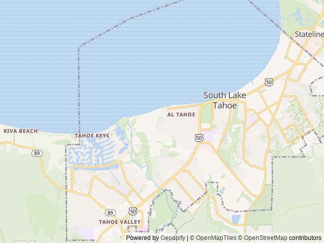 Map for B & C's Kid Approved, Dog Friendly Travel Trailer near South Lake Tahoe, CA
