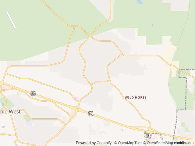 Map for 2020 Jayco 286BHSW near Pueblo West, CO