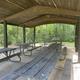 Inside of Weaver Falls Picnic Shelter