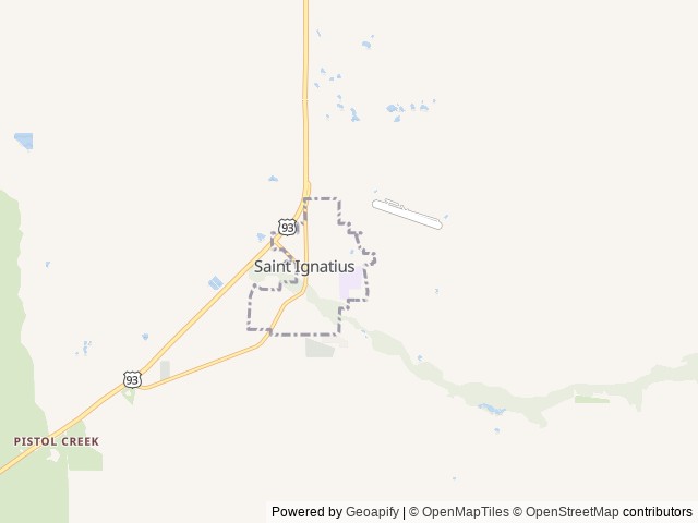 Map for Freelander near Saint Ignatius, MT