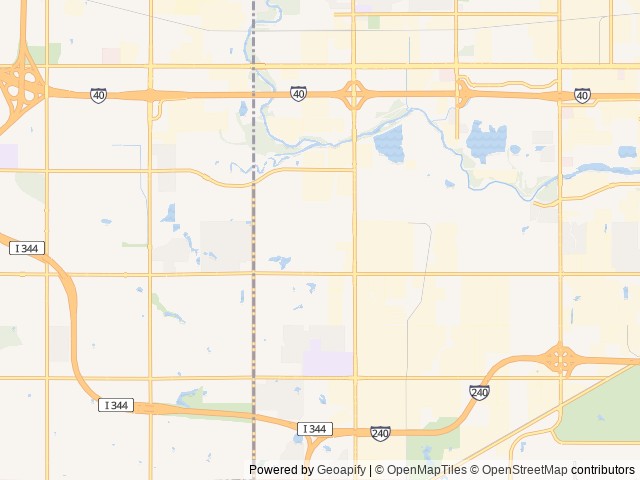 Map for 2025 Forest River RV Cherokee 274WK near Oklahoma City, OK