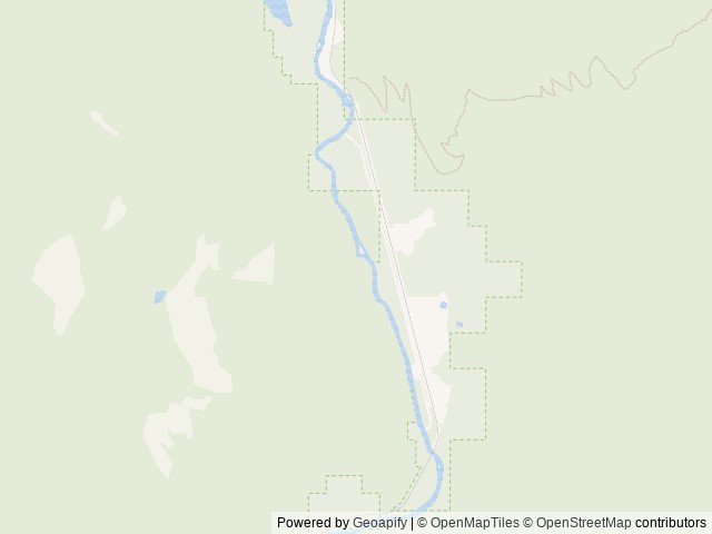 Map of Snyder Guard Station (ID) location at Bonners Ferry, ID, United States