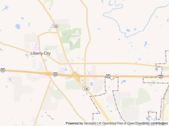 Map of Twisted Pines RV Park location at Kilgore, TX, United States
