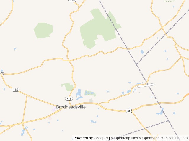 Map of Silver Valley Campsites location at Pennsylvania 18353, PA, United States