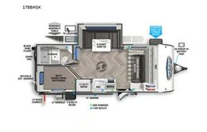 2022 Forest River RV Salem FSX 178BHSK (SAL 861)