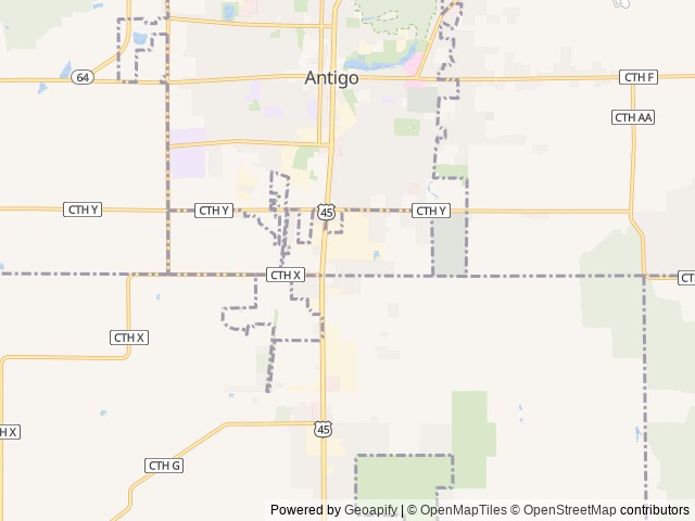 Map for The Lutz's Beach House - 2022 Mallard Heartland near Antigo, WI