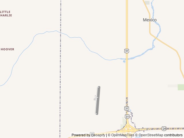 Map of Misthaven Camp Resort location at Peru, IN, United States
