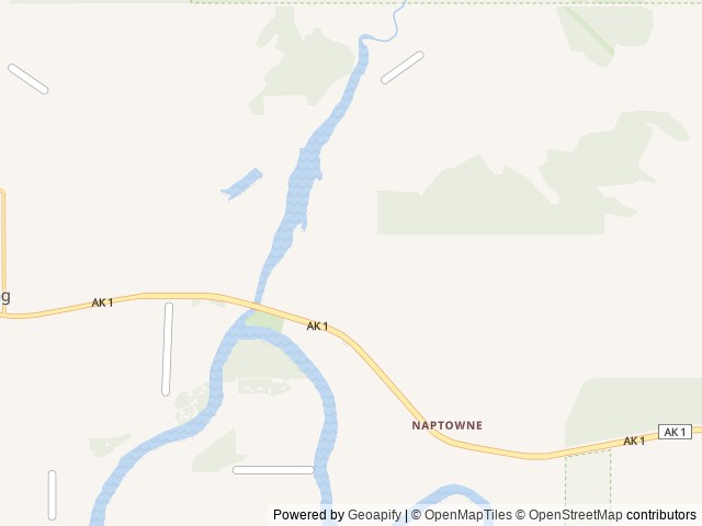Map of Moose Crossing RV Park location at Sterling, AK, United States