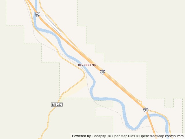 Map of Shyrock Motorcoach & RV location at Superior, MT, United States