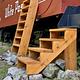 Red Cedar stairs and step ladder