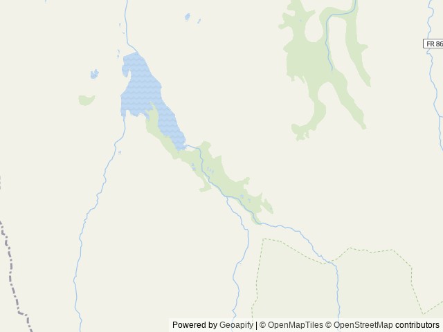 Map of Jackson Guard Station location at Montrose, CO, United States