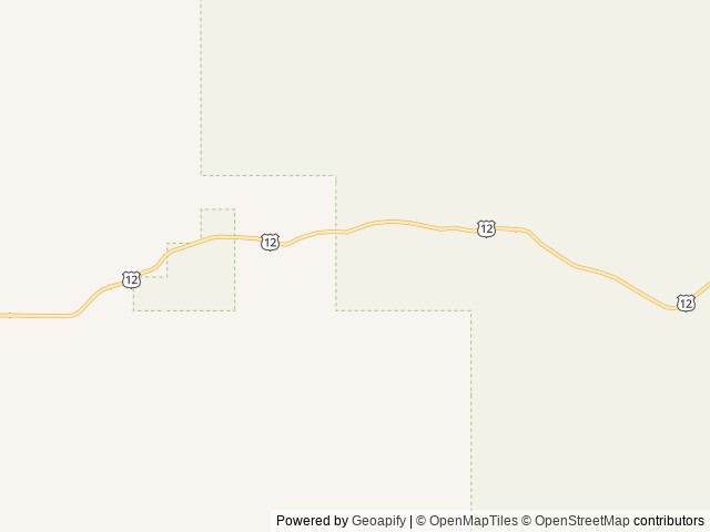 Map of Rillway Cabin location at Townsend, MT, United States