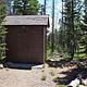 Spruce Mountain Fire Lookout Tower vault toilet