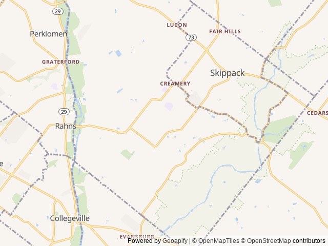 Map for 2019 Forest River RV Sunseeker 3040DS Ford near Collegeville, NJ