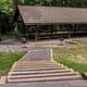 Stairs at pavilion