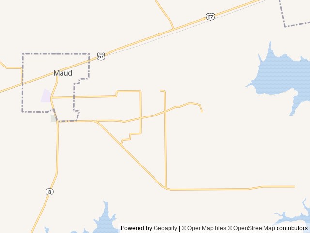 Map for M6 Adventures near Maud, LA
