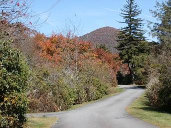 Mount Pisgah can be viewed from the campground.