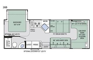 Dog Friendly! 2018 Thor Four Winds 26B! Sleeps 6!