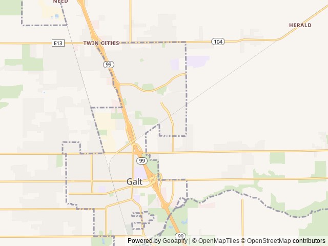 Map for 2018 heartland Cyclone near Galt, CA