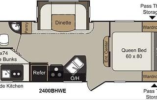 2016 Keystone RV Passport 2400BHWE Grand Touring