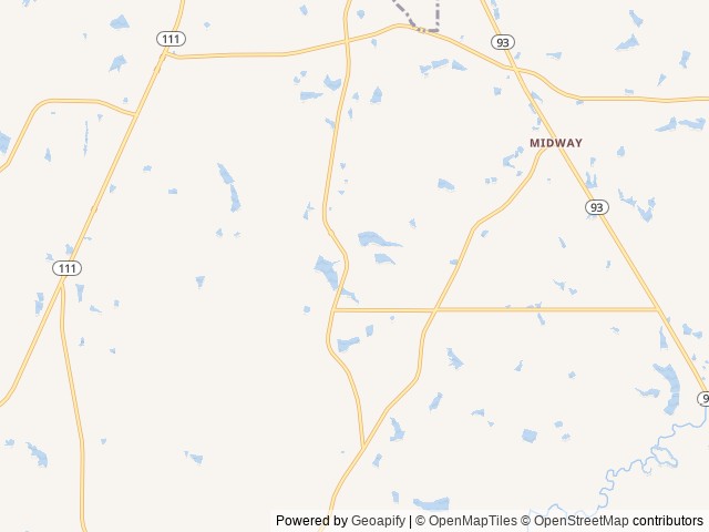 Map for The American Arctic wolf near Cairo, FL