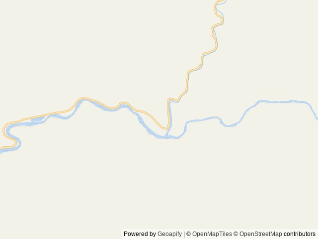 Map of Kelly Forks Cabin location at Orofino, ID, United States