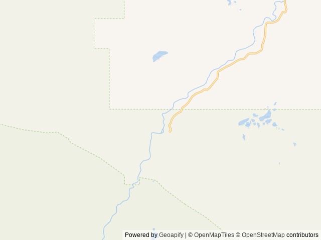 Map of West Boulder Cabin location at Livingston, MT, United States