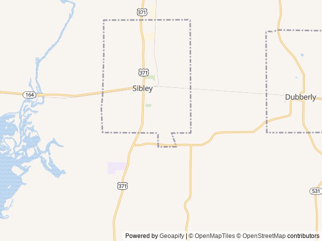 Map for Chasing Sunsets with the Family size camper near Sibley, LA