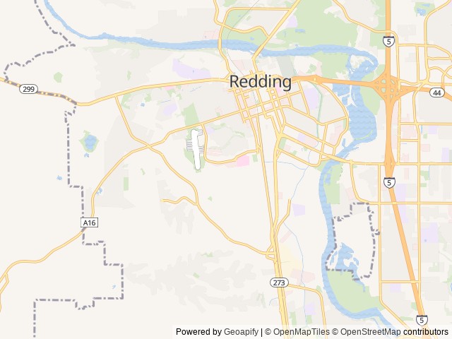 Map for Your Next Adventure Awaits near Redding, CA