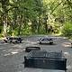 Picnic tables and grills