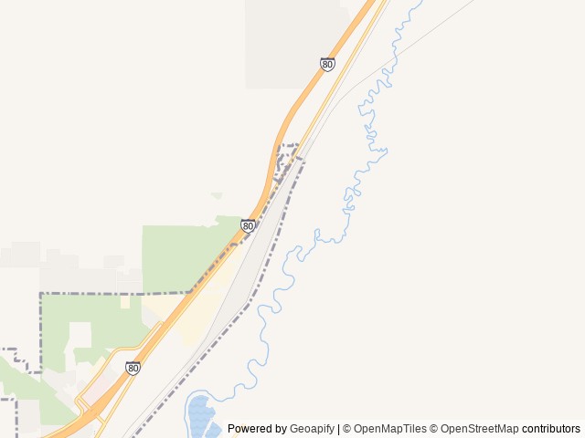 Map of Valley View RV Park location at Elko, NV, United States