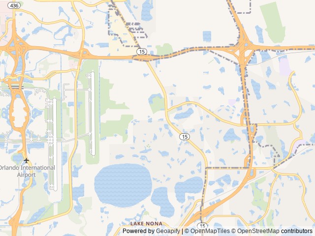 Map for 2005 Monaco Dynasty Diamond IV near Orlando, FL