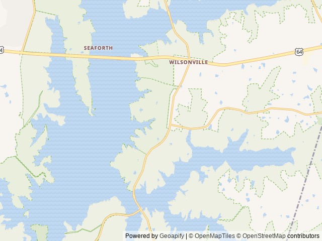 Map of Poplar Point Campground location at Apex, NC, United States