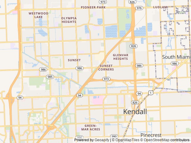 Map for The Pasadena Palace: With Bunkbeds & 8K Towing near Miami, FL