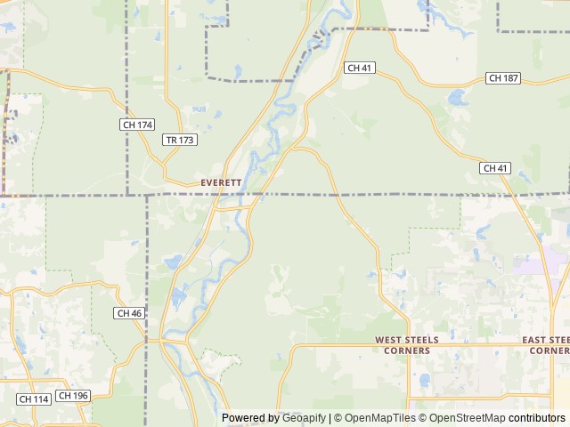 Map of Valley Overlook location at Peninsula, OH, United States