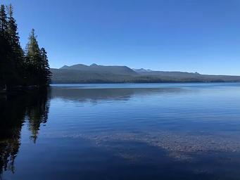 Sunset Cove Campground on Odell Lake