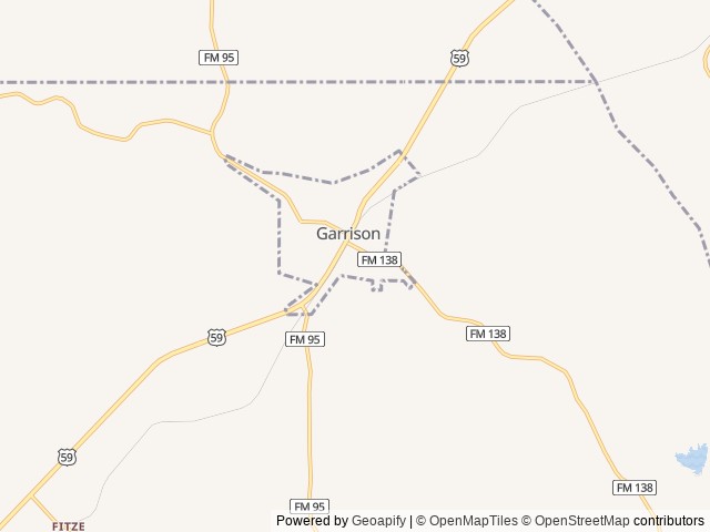 Map for 2015 Forest River Dodge 24R near Garrison, LA