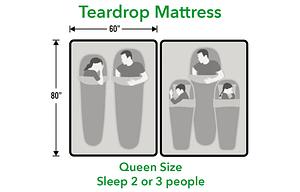 Bean Teardrop Trailer Sleeps 4-6 +RTTent +BikeRack