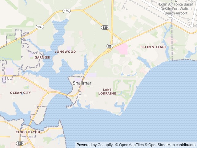 Map for Camp for a night or for a year, its yours! near Shalimar, AL