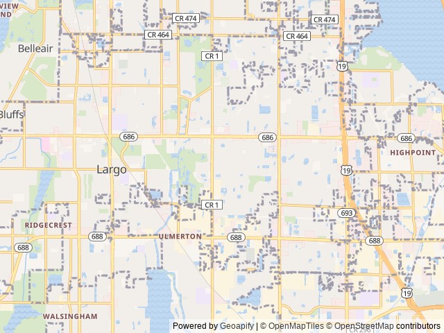 Map for 2015 Hartland Cyclone near Largo, FL