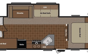 2013 Keystone Summerland Bunkhouse travel trailer w/slide out