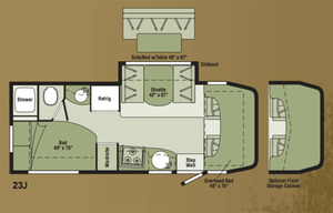 Compact Easy to Drive & Park Mercedes Winnebago