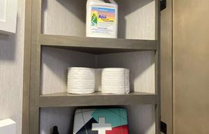 New for 2025 large fridge and plush pads for beds!