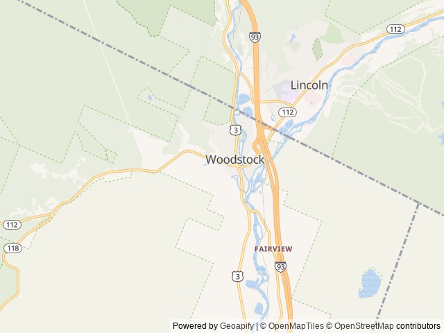 Map of CAMP at Maple Haven location at Woodstock, NH, United States